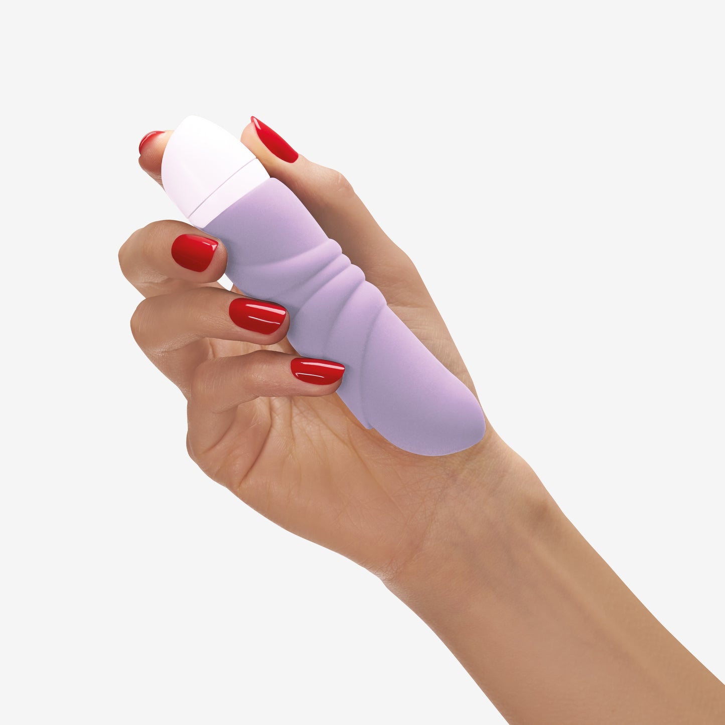 Jam mini vibrator handshot with lilac toy