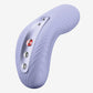 Laya 3 Lay-On Vibrator in violet on a white background