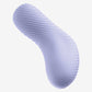 Laya 3 Lay-On Vibrator in violet from the side on a white background