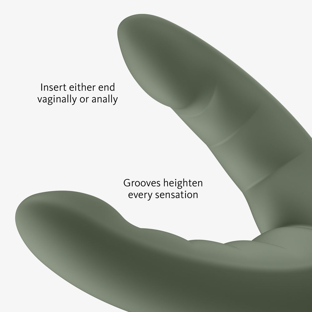 Ryde double dildo infographic showing the toy capabilities for penetration