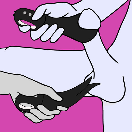 Image showing Manta and Volta being used on a penis