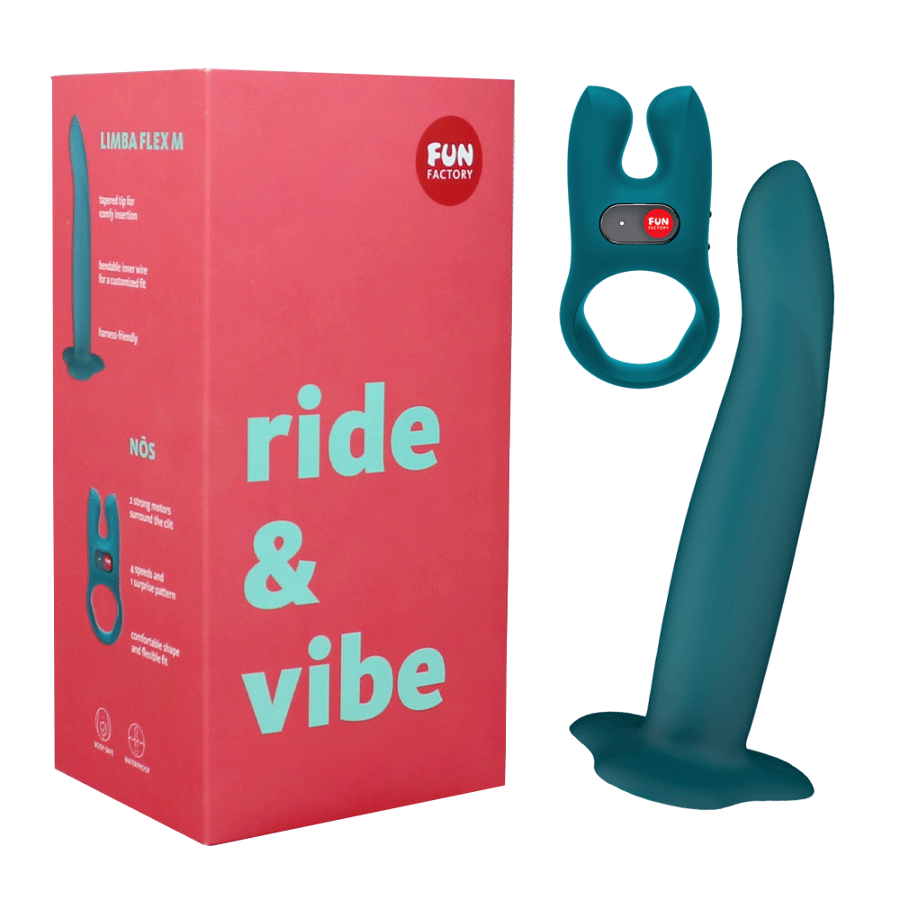 Ride & Vibe kit by Fun Factory on a transparent background