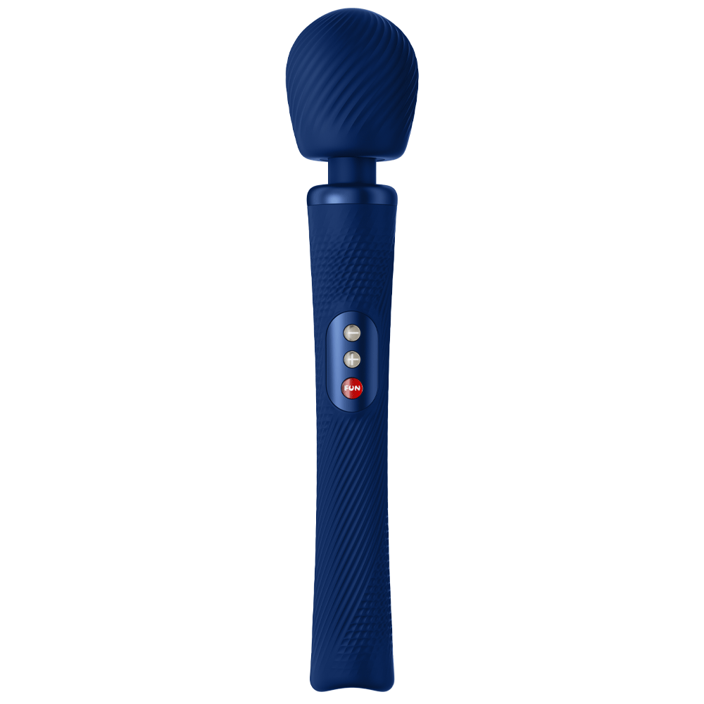 Wand Vibratory by Fun Factory in blue on a transparent background