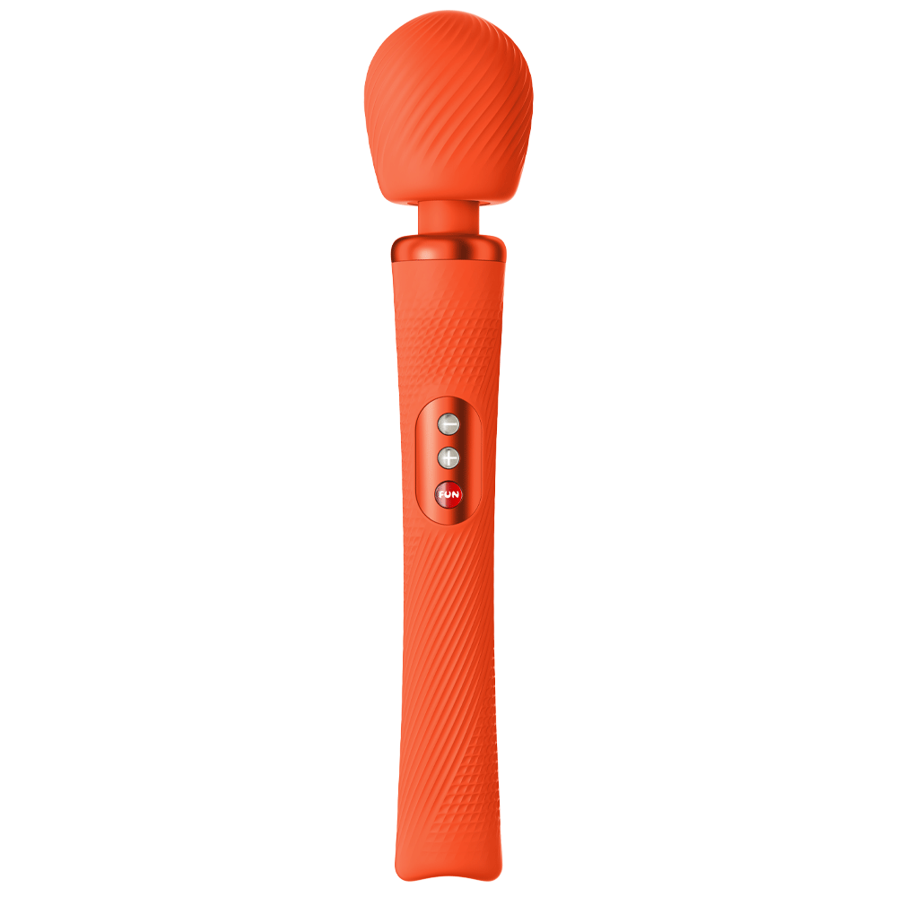 Wand Vibratory by Fun Factory in orange on a transparent background